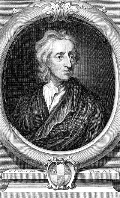 John Locke, anglický filozof, c1713 od George Vertue