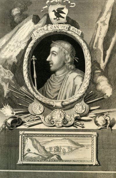 Král Canute Dán, 1732. od George Vertue