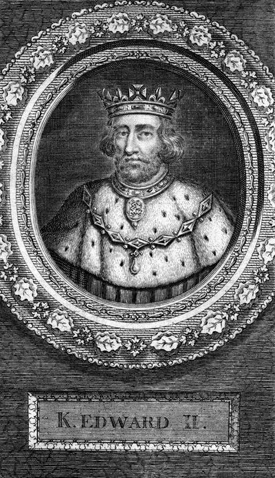 Anglický král Edward II., 18. století. od George Vertue