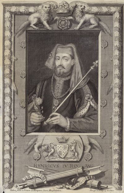 Anglický král Jindřich IV od George Vertue