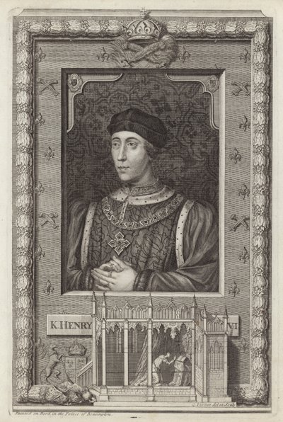 Král Jindřich VI (rytina) od George Vertue