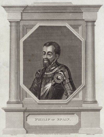 Španělský král Filip II od George Vertue