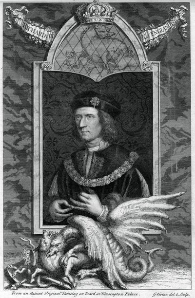 Richard III z Anglie, 18. století. od George Vertue