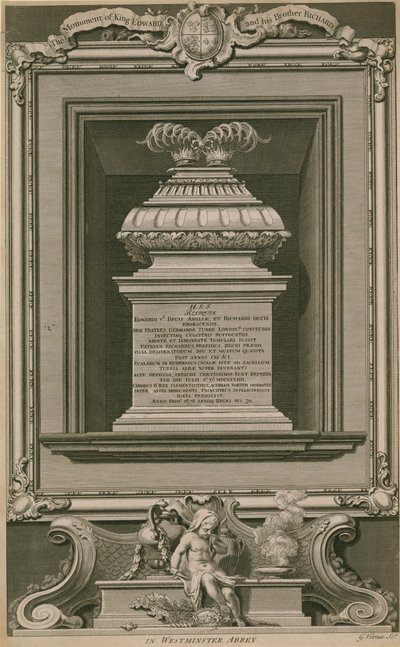 Památník princů ve věži od George Vertue