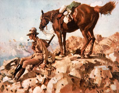 Australský lehký jezdec, Allenbyho pouštní kampaň od George Washington Lambert