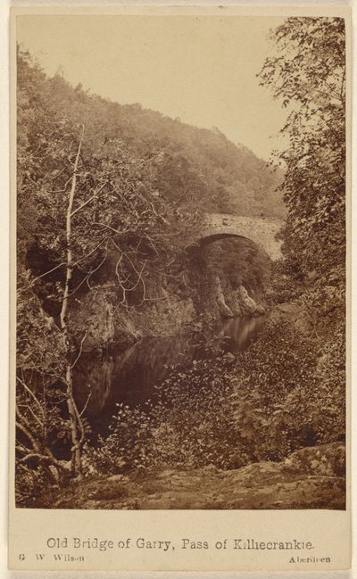 Starý most Garry, průsmyk Killiecrankie. od George Washington Wilson