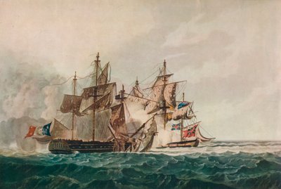 Capture of the Furieuse, c1810 od George Webster