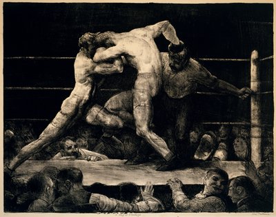 A Stag at Sharkeys, 1917 od George Wesley Bellows