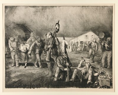 Bacchanal (první kámen) od George Wesley Bellows