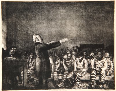 Požehnání v Gruzii, 1916 od George Wesley Bellows