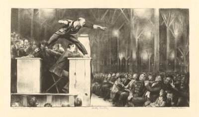Billy Sunday od George Wesley Bellows