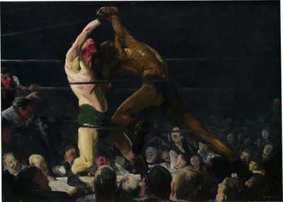 Oba členové tohoto klubu od George Wesley Bellows