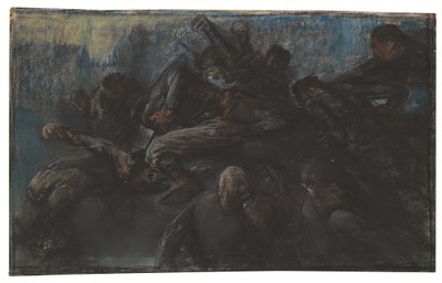Fotbalový zápas od George Wesley Bellows