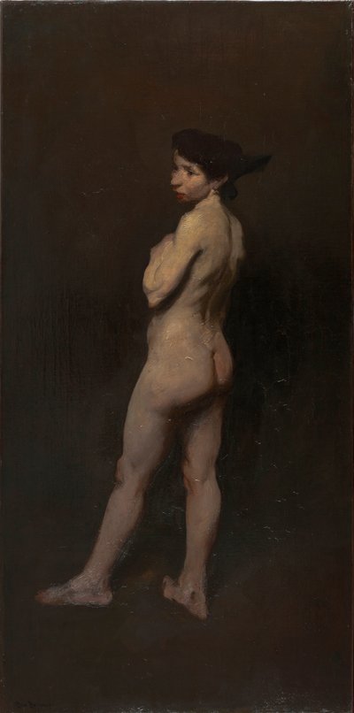 Nahá slečna Benthamová, New York, 1906 od George Wesley Bellows