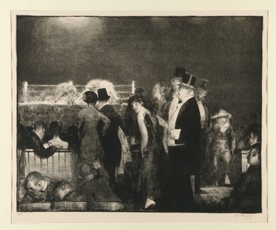 Přípravy na velký zápas, č. 8 od George Wesley Bellows