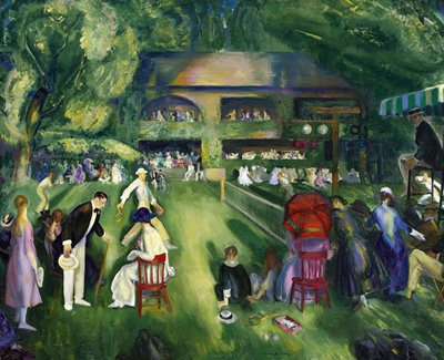 Realismus: Tenis v Newportu par Bellows, George (1882-1925) od George Wesley Bellows