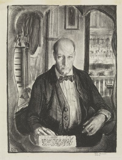 Autoportrét, 1921 od George Wesley Bellows