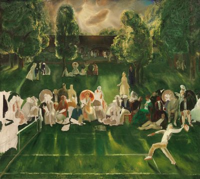 Tenisový turnaj, 1920. od George Wesley Bellows