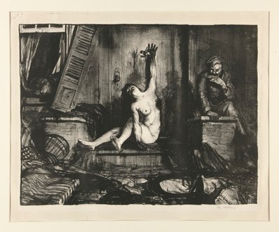 Cigareta z válečné série od George Wesley Bellows