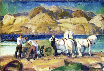 Vozík s pískem, 1917 od George Wesley Bellows