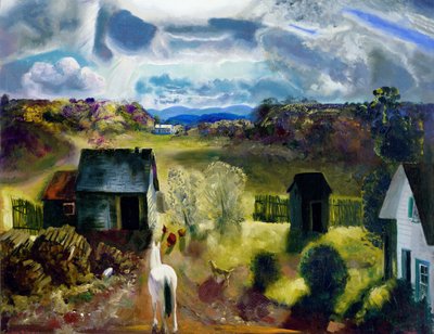 Bílý kůň od George Wesley Bellows