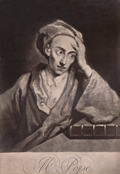 Alexander Pope, anglický básník a satirik, c1732 1894 od George White