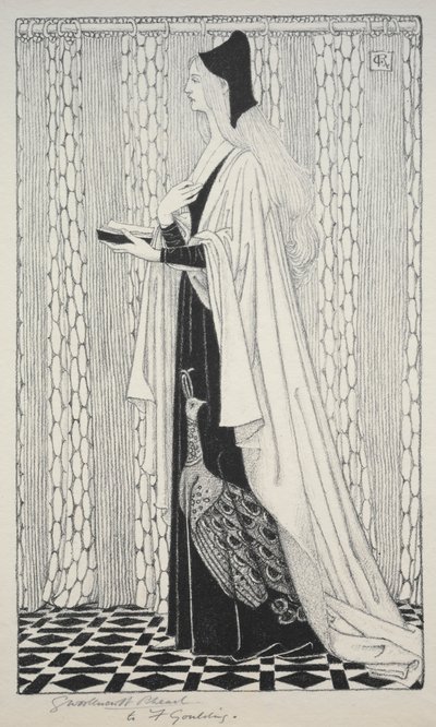 Studie kostýmů od George Woolliscroft Rhead