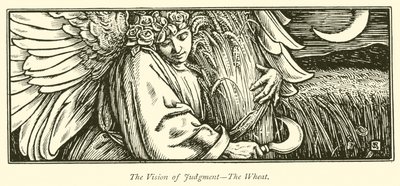 The Vision of Judgment, the Wheat (rytina) od George Woolliscroft Rhead