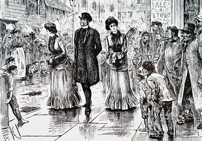 Kontrola nižších řádů. George du Maurier (1834-1896), francouzsko-britský karikaturista a autor od George du Maurier