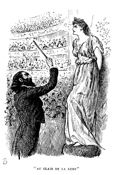 Au Clair de la Lune: Síla hypnózy, 1894 od George du Maurier