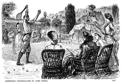 Barbarské technické aspekty Lawn Tennis, 1882 1891 od George du Maurier