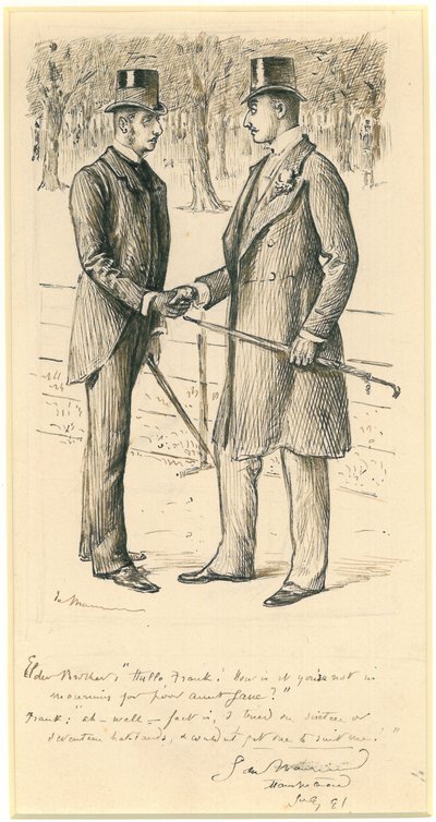 Ahoj Franku!, 1891 od George du Maurier