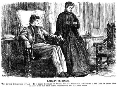 Lady Physicians, 1865 od George du Maurier