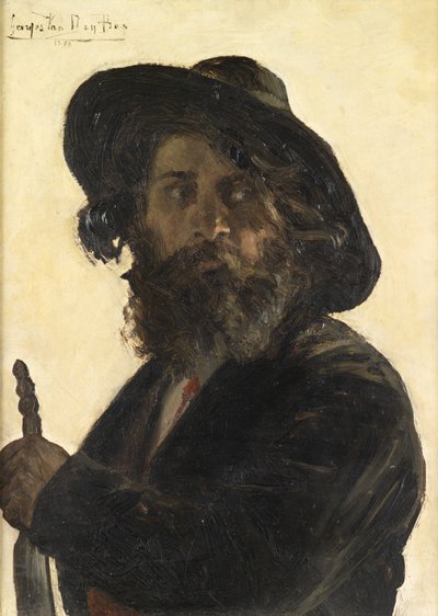 Cestující hráč, 1879 od George van den Bos