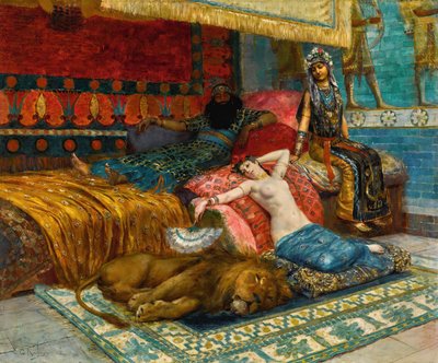 Chvíle nečinnosti, 1888. od Georges Antoine Rochegrosse