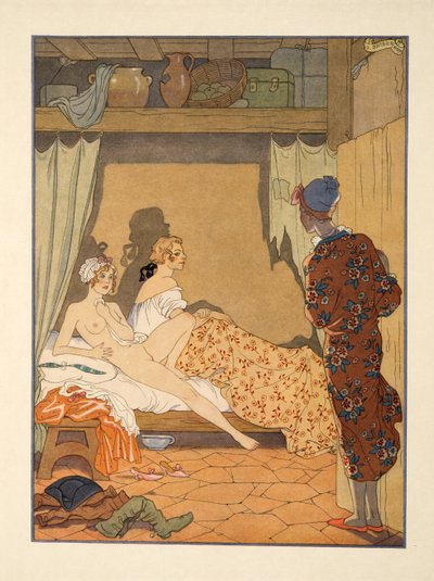 Scéna z ložnice, ilustrace z 