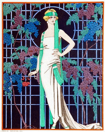 Růže V Noci od Georges Barbier