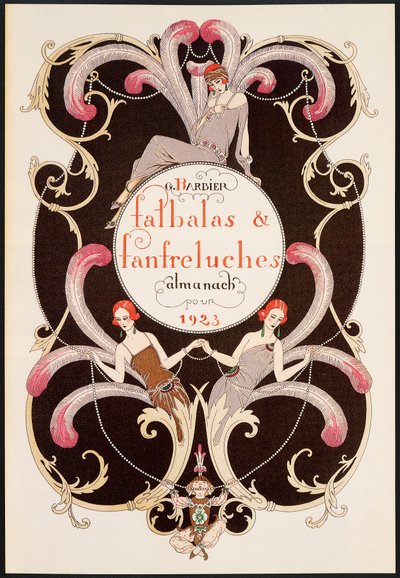 Falbalas et Franfreluches, módní almanach od Georges Barbier
