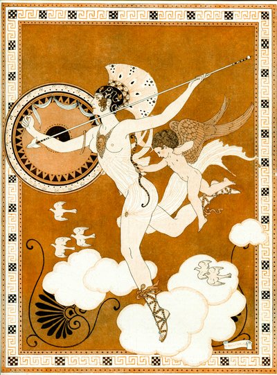 Amazon 1916 (šablona) od Georges Barbier