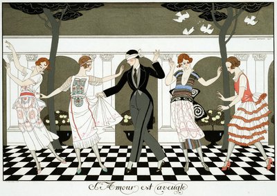 Láska je slepá od Georges Barbier