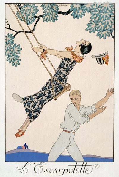Houpačka od Georges Barbier