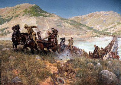 Bullerův poslední přejezd Tugely, únor 1900 od Georges Bertin Scott