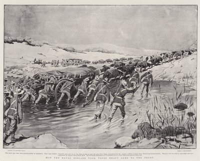 Jak námořní brigáda vzala svá těžká děla na frontu od Georges Bertin Scott