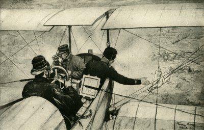 Čtvrtá ruka ve Velké válce: Francouzští letečtí skauti v práci, první světová válka, 1914-1918, c1920. od Georges Bertin Scott