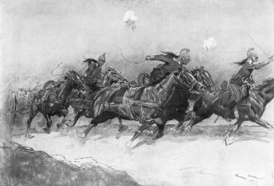 Pod palbou, 1914, 1926. od Georges Bertin Scott