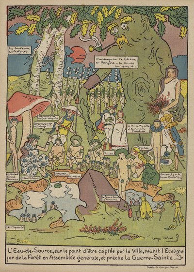 Ilustrace pro Le Rire od Georges Delaw