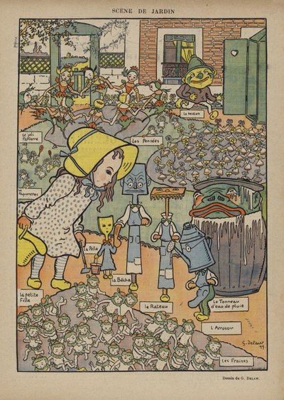 Ilustrace pro Le Rire od Georges Delaw
