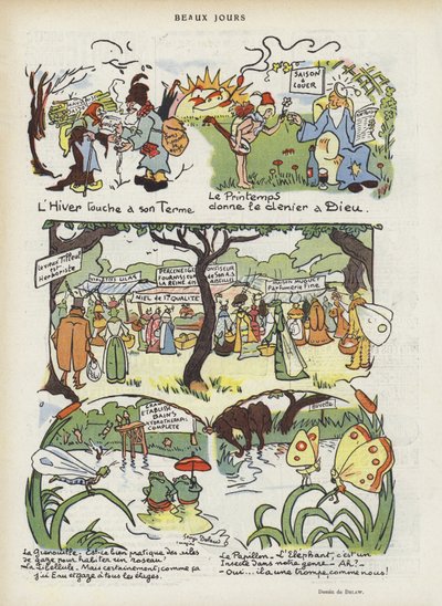 Ilustrace pro Le Rire od Georges Delaw