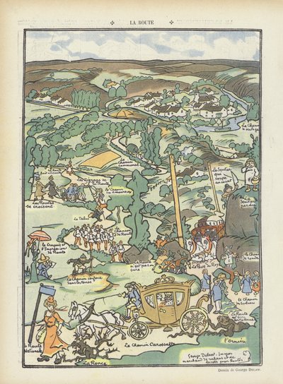 Ilustrace pro Le Rire od Georges Delaw
