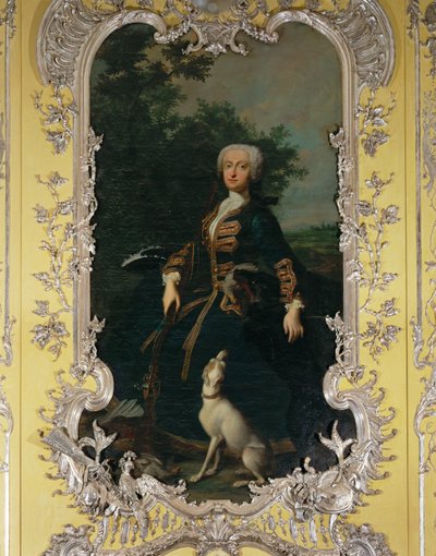Portrét arcivévodkyně Marie Amálie Josefy Rakouské, manželky bavorského kurfiřta Karla Albrechta ... od Georges Desmarées